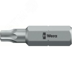 Бита 867/1 Z TORX вязкая твердость хвостовик 1/4 C 6.3 TX 45X35 мм