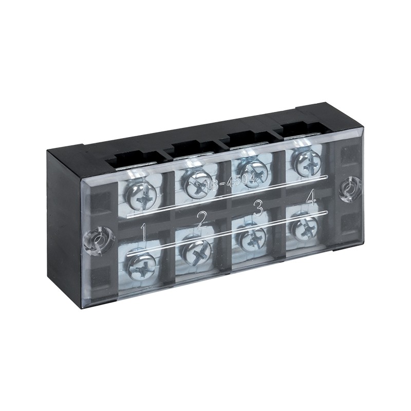 Терминал клеммный TB-4504 до 4.5мм2 45A 4 клеммные пары