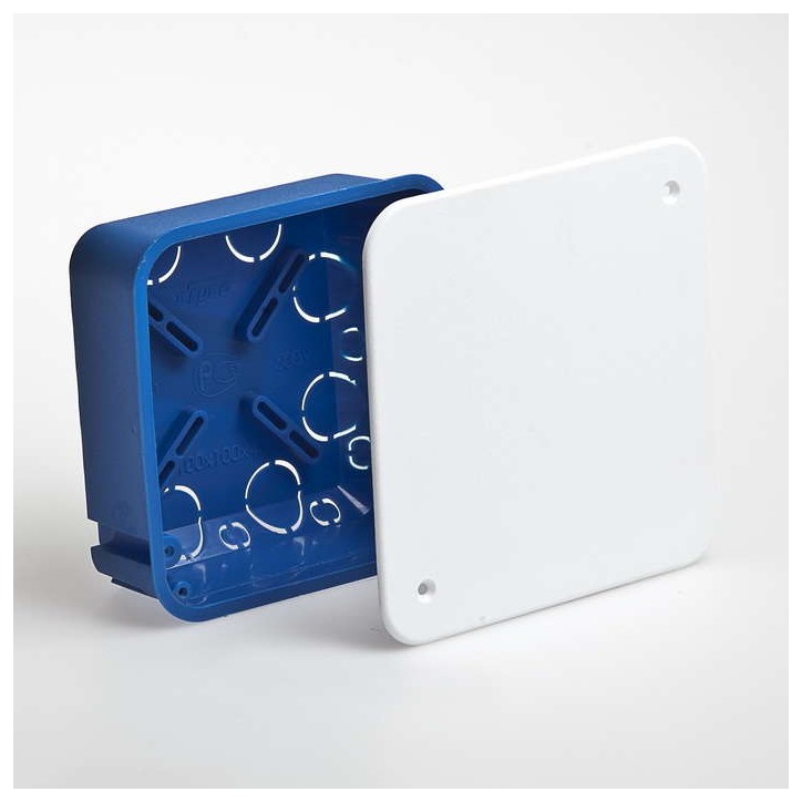 TYCO Коробка распределительная 100х100х45мм скрытая с крышкой TYCO Коробка распределительная 100х100х45мм скрытая с крышкой