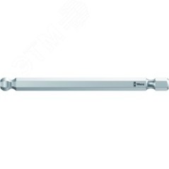 Бита под внутренний шестигранник 842/4 Z Hex с шаром вязкая твердость хвостовик 1/4 E 6.3 9/64X89 мм