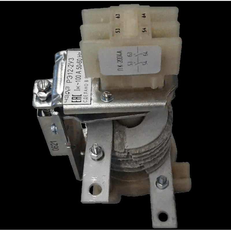 Реле тока РЭ 12-2 У3 Iуправл. ~100А 50Гц Iсраб. 110-350% Iн 1з 1р п.п .01