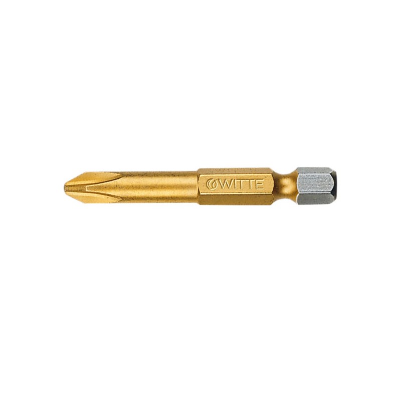 Бита PH1x50 мм 1/4'' E6.3 Industrial TiN покр. нитрид титана