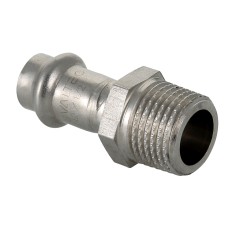 Соединитель нержавеющая сталь 18x1/2' НР