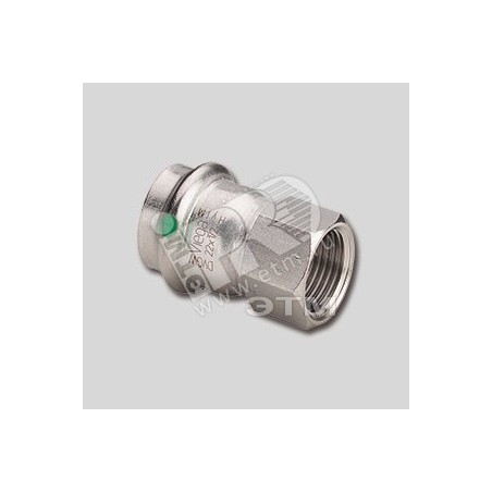 Муфта пресс 22x3/4' ВР нержавеющая сталь Sanpress Inox SC-Contur модель 2312