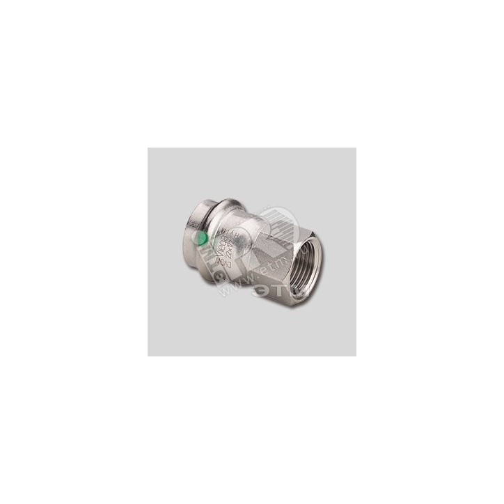 Муфта пресс 22x3/4' ВР нержавеющая сталь Sanpress Inox SC-Contur модель 2312