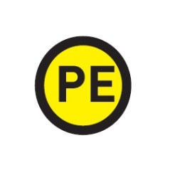 Наклейка PE круглая d-20мм