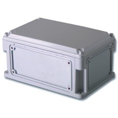 Корпус IP66/IP67, 300х200х146 мм, без МП, с фланцами, непрозрачная крышка H- 21 мм