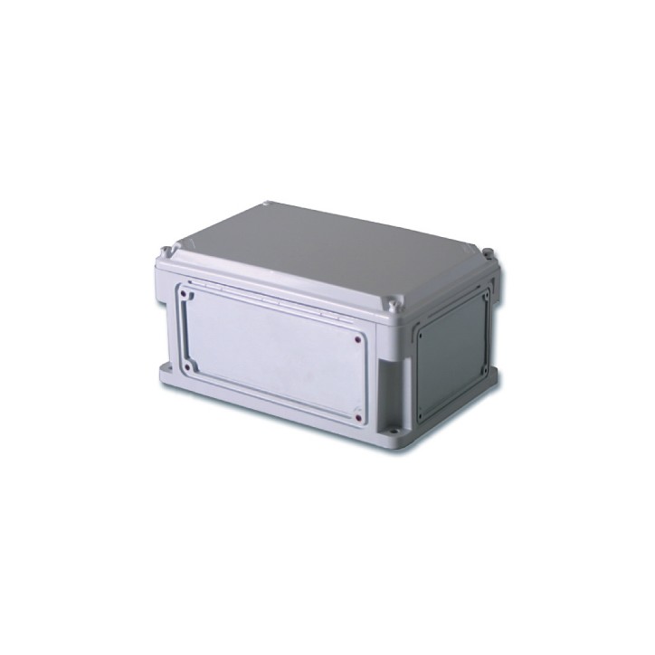 Корпус IP66/IP67, 300х200х146 мм, без МП, с фланцами, непрозрачная крышка H- 21 мм