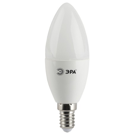 Лампа светодиодная LED B35-5W-827-E14 (диод, свеча, 5Вт, тепл, E14 (10/100/3500)