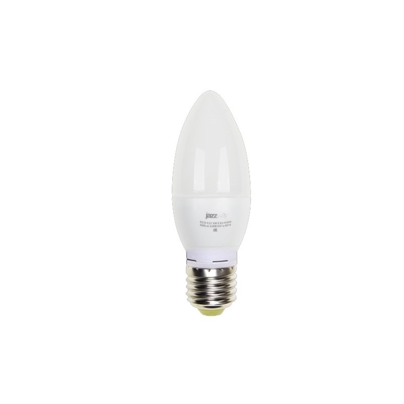 Лампа светодиодная LED 5вт E27 400Лм теплый матовая свеча 230V/50Hz ECO
