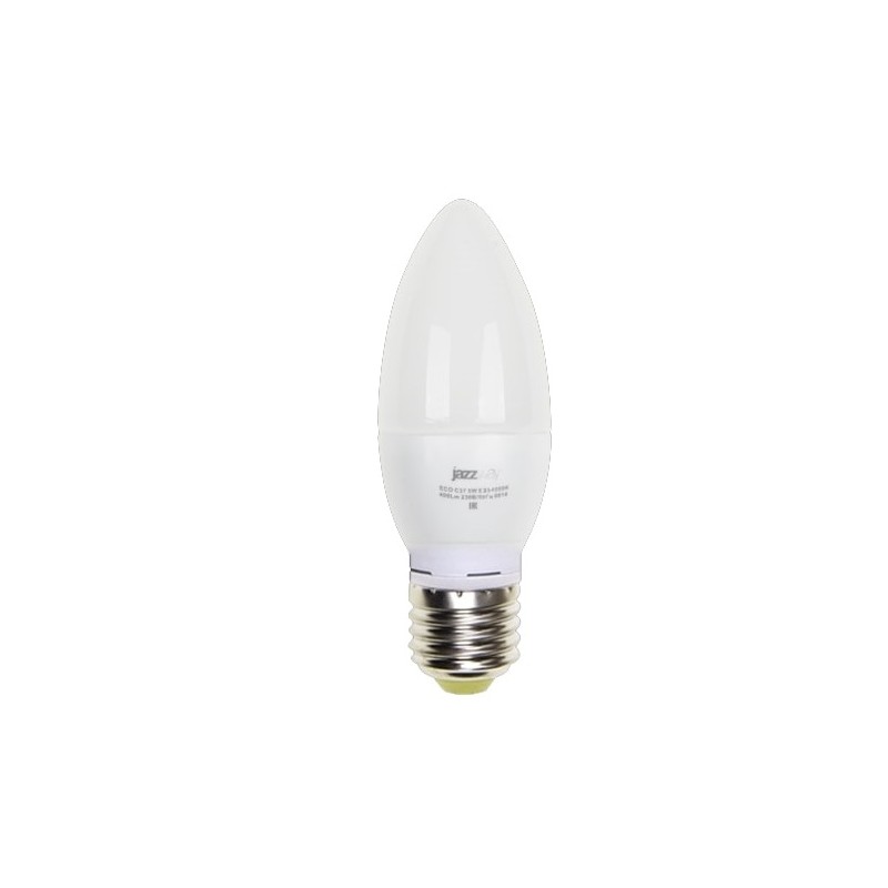 PLED- ECO-C37 5w E27 3000K 400Lm 230V/50Hz Jazzway