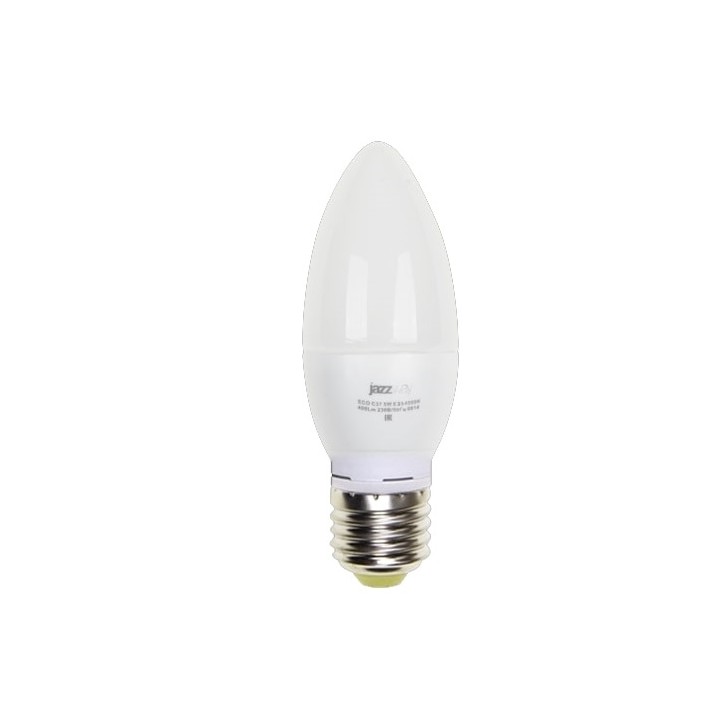 PLED- ECO-C37 5w E27 3000K 400Lm 230V/50Hz Jazzway