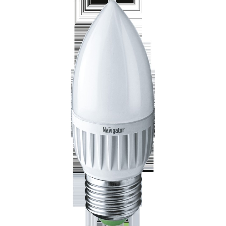 Лампа светодиодная LED 5вт E27 белый матовая свеча Лампа светодиодная LED 5вт E27 белый матовая свеча