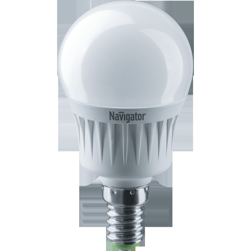 Лампа светодиодная LED 7вт E14 белый шар