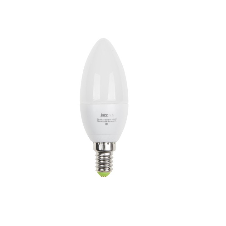 PLED- ECO-C37 5w E14 3000K 400Lm 230V/50Hz Jazzway