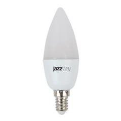 Лампа светодиодная LED 8 Вт 640Лм 3000К белая Е14 Свеча Jazzway