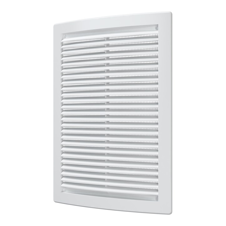 Решетка вентиляционная вытяжная, из ABS пластика 180х250