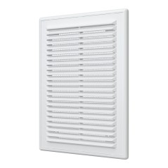 Решетка вентиляционная вытяжная, из ABS пластика 185х255