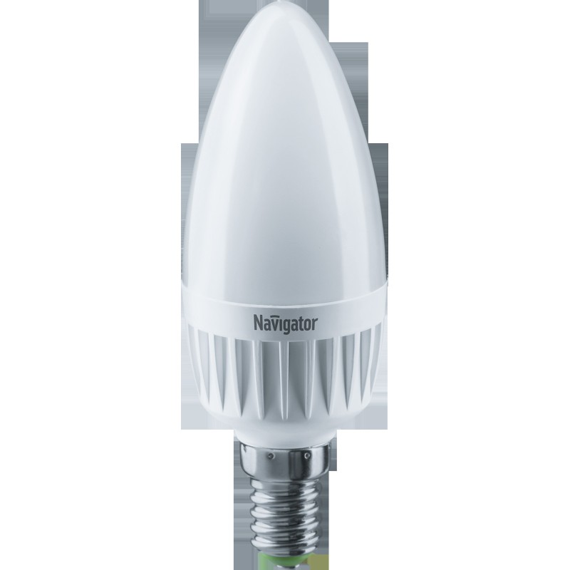 Лампа светодиодная LED 7вт Е14 диммируемая теплый матовая свеча