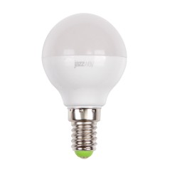 Лампа светодиодная LED 9w E14 4000K шар Jazzway