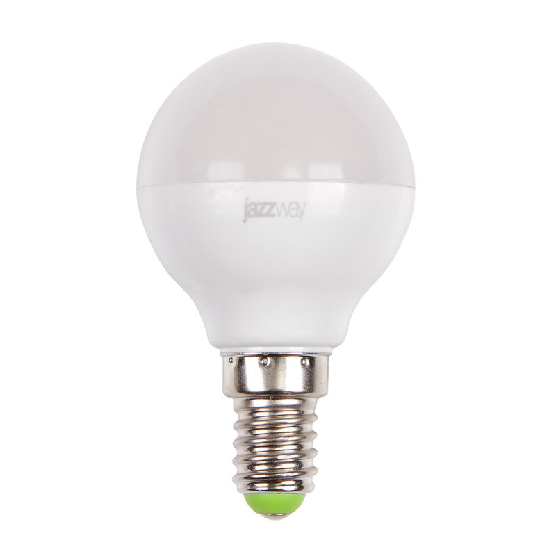 Лампа светодиодная LED 9w E14 4000K шар Jazzway