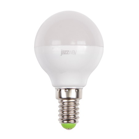 Лампа светодиодная LED 9w E14 4000K шар Jazzway