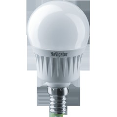 Лампа светодиодная LED 7вт E14 теплый шар