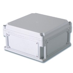 Корпус IP66/IP67, 300х150х160 мм, без МП, с фланцами, непрозрачная крышка H- 35 мм