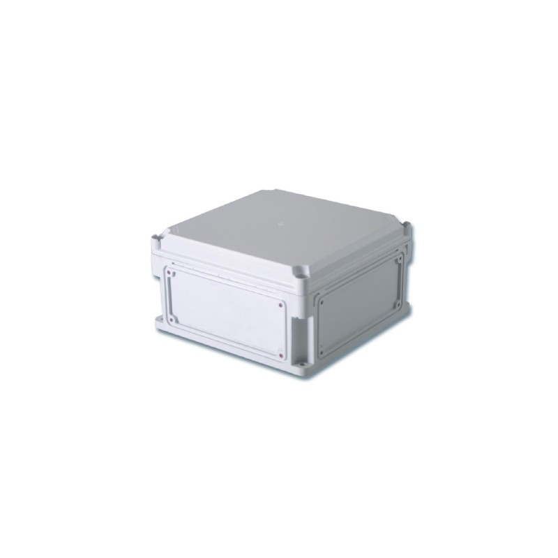 Корпус IP66/IP67, 300х150х160 мм, без МП, с фланцами, непрозрачная крышка H- 35 мм