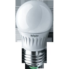 Лампа светодиодная LED 5вт E27 теплая шар