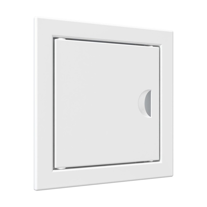 Люк-дверца ревизионная с ручкой, из ABS пластика 122х122 и с фланцем 98х98 Люк-дверца ревизионная с ручкой, из ABS пластика 122х122 и с фланцем 98х98