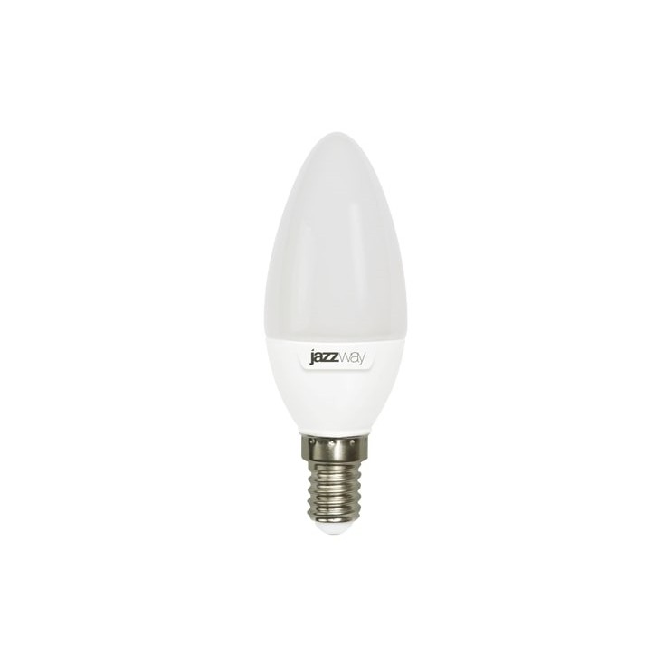 Лампа светодиодная LED 11Вт 230Вт E14 холодный матовый свеча Jazzway Лампа светодиодная LED 11Вт 230Вт E14 холодный матовый свеча Jazzway