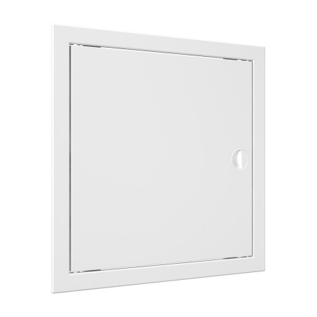 Люк-дверца ревизионная с ручкой, из ABS пластика 318х318 и с фланцем 296х296