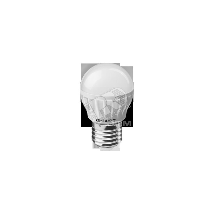 Лампа светодиодная LED 6вт E27 теплый матовый шар Лампа светодиодная LED 6вт E27 теплый матовый шар