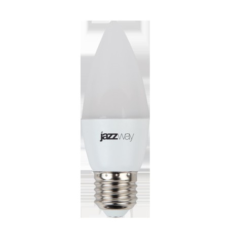 Лампа светодиодная LED 8 Вт 640Лм 4000К белая Е27 Свеча Jazzway