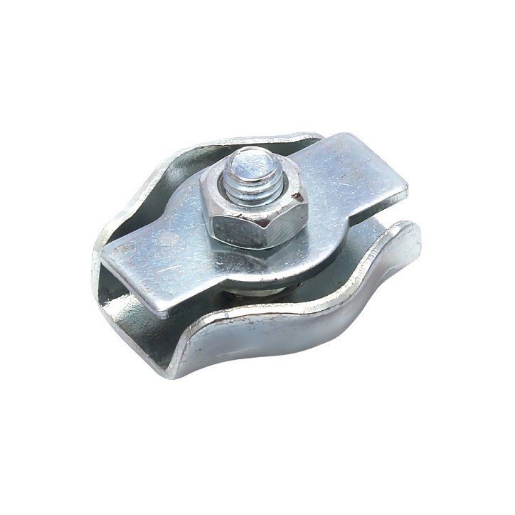 Зажим для троса одинарный 8мм Simplex покрытие цинк