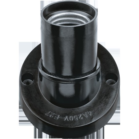 Патрон настенный Е27 карболитовый черный