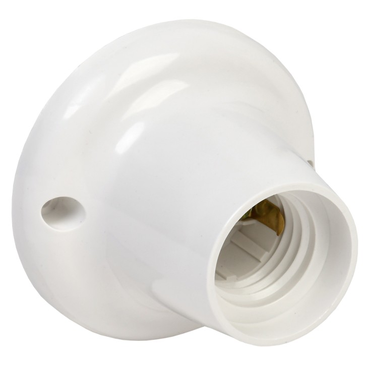 Патрон потолочный Ппл27-04-К21 Е27 пластик белый IEK Патрон потолочный Ппл27-04-К21 Е27 пластик белый IEK