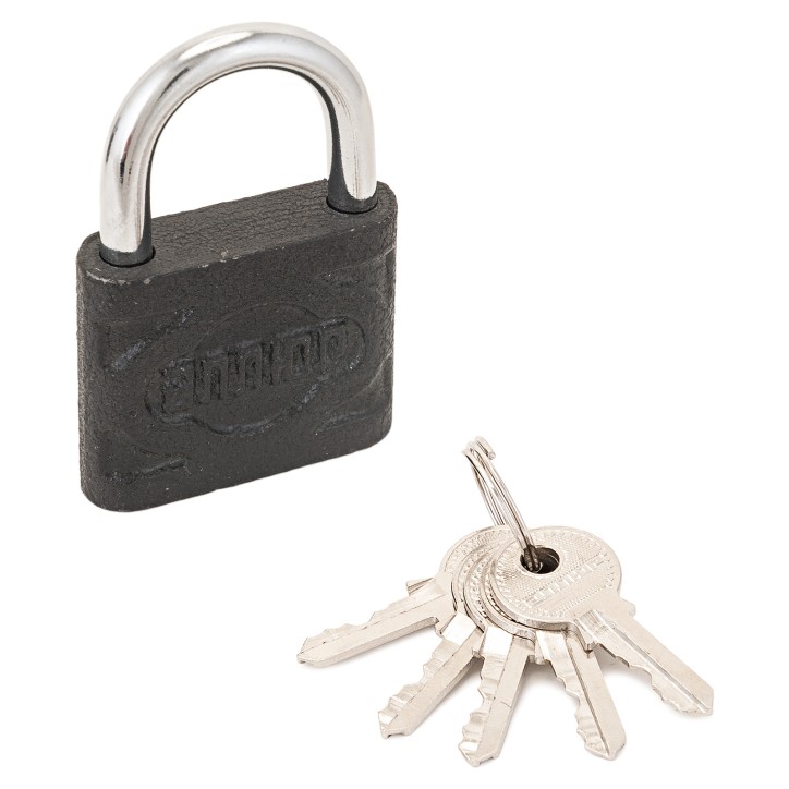 Замок навесной с цилиндровым механизмом секрета, АЛЛЮР ВС1Ч-4505 черный Замок навесной с цилиндровым механизмом секрета, АЛЛЮР ВС1Ч-4505 черный