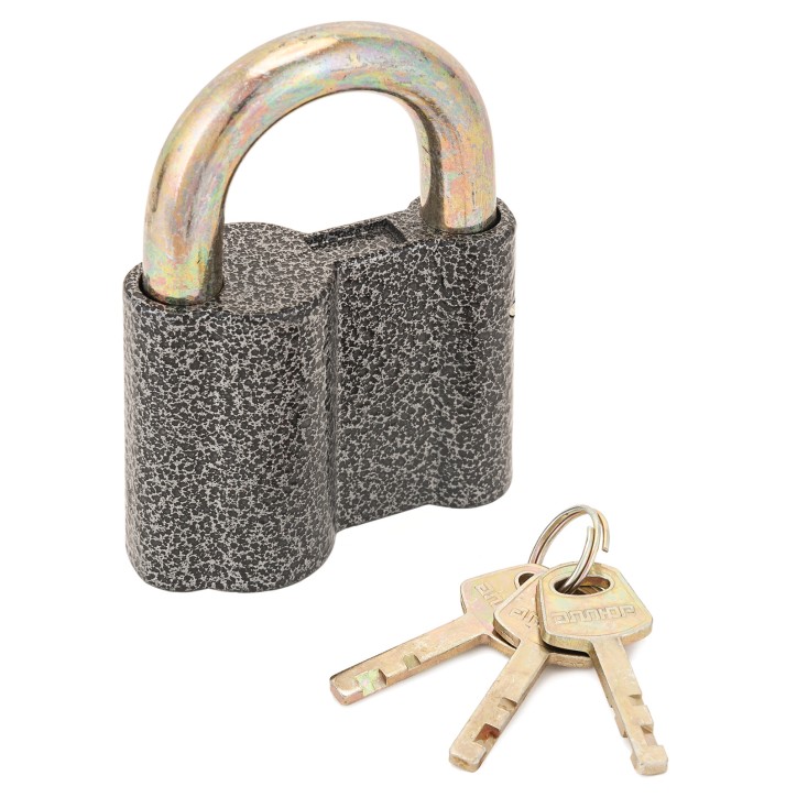 Замок навесной с дисковым механизмом секрета, АЛЛЮР ВС2-1С античное серебро Замок навесной с дисковым механизмом секрета, АЛЛЮР ВС2-1С античное серебро