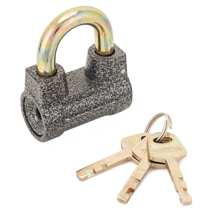 Замок навесной с дисковым механизмом секрета, АЛЛЮР ВС2-4С античное серебро Замок навесной с дисковым механизмом секрета, АЛЛЮР ВС2-4С античное серебро