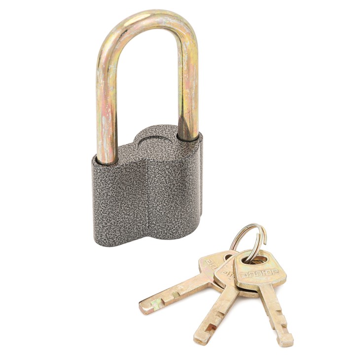 Замок навесной с дисковым механизмом секрета, АЛЛЮР ВС2-26-01С античное серебро Замок навесной с дисковым механизмом секрета, АЛЛЮР ВС2-26-01С античное серебро