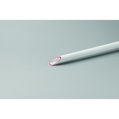 Труба полипропиленовая 75x12.5 SDR 6 PN 25 PPR RUBIS армированная стекловолокном белая, хлыст 4м