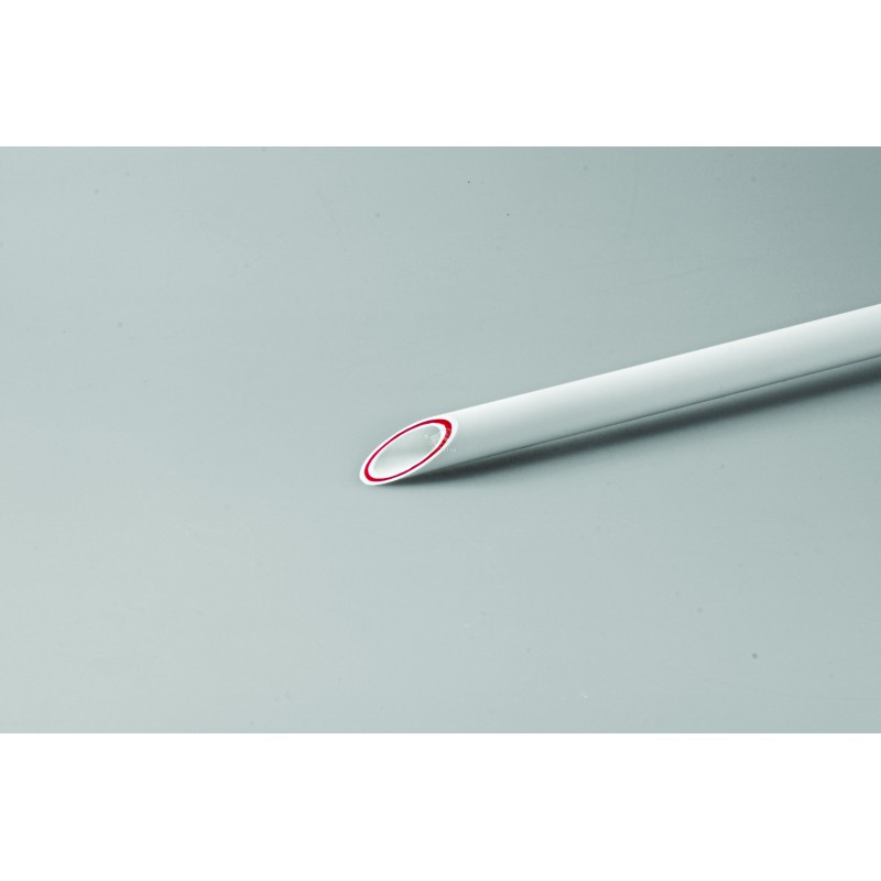 Труба полипропиленовая 75x12.5 SDR 6 PN 25 PPR RUBIS армированная стекловолокном белая, хлыст 4м