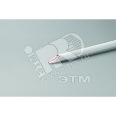 Труба полипропиленовая 50x8.3 SDR 6 PN 25 PPR RUBIS армированная стекловолокном белая, хлыст 4м