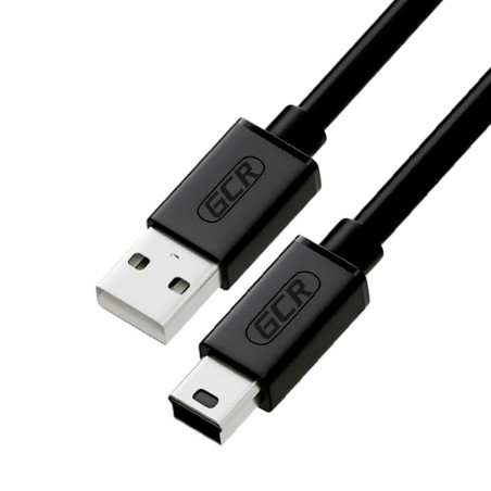 Кабель USB 2.0 AM на Mini USB B, 3 м., черный, морозостойкий, GCR-UM2M5P-BB2S-3.0m