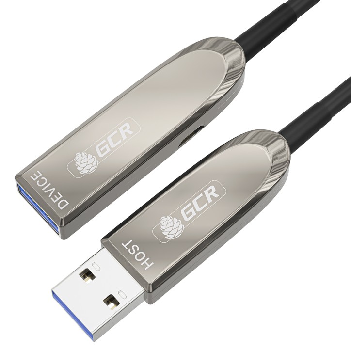 Удлинитель оптический USB 3.0 AM на AF, 20 м., высокоскоростной, GCR-54791