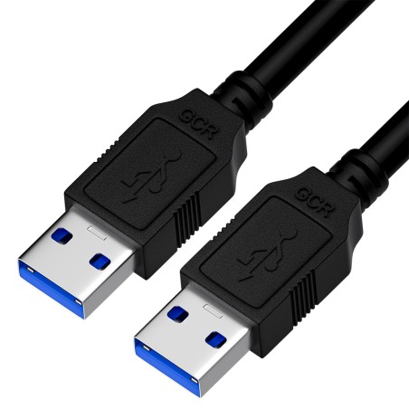 Кабель USB 3.0 AM на AM, 2 м., черный, морозостойкий, GCR-53055