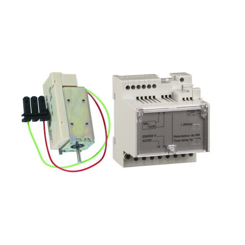 РАСЦЕПИТЕЛЬ MN + ЗАМЕДЛИТЕЛЬ: ПО 400V AC