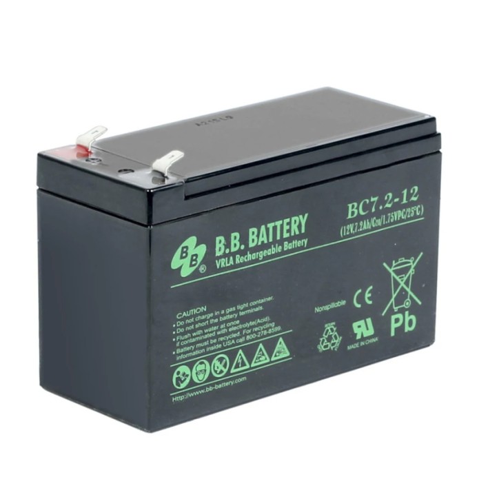 Аккумулятор 12В 7.2Ач Аккумулятор 12В 7.2Ач